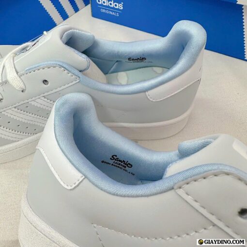 Giày Adidas Hello Kitty Superstar Blue White Clould