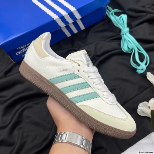 Giày Adidas Samba OG White Hazy Green IH2752