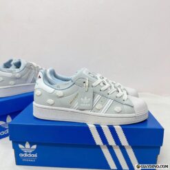 Giày Adidas Superstar Hello Kitty Halo Blue Cloulds