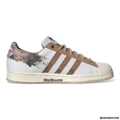 Giày Adidas Superstar White Brown IG5976