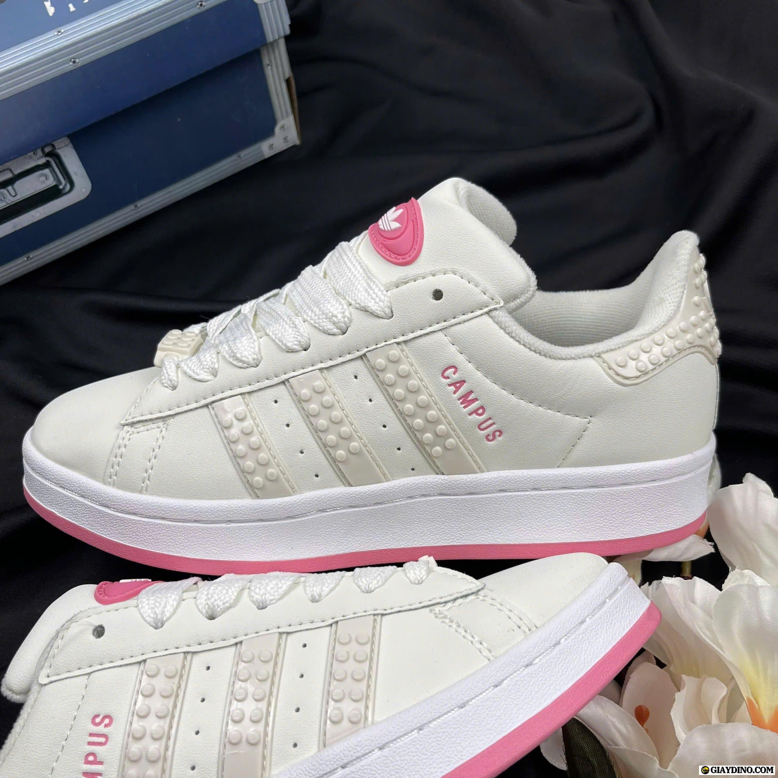 Giày Adidas Campus Lego White Pink