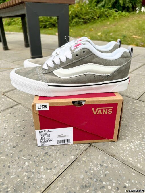 Giày Vans Knu Skool Franchise Gray True White