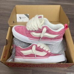 Giày Vans Knu Skool Retro White Pink