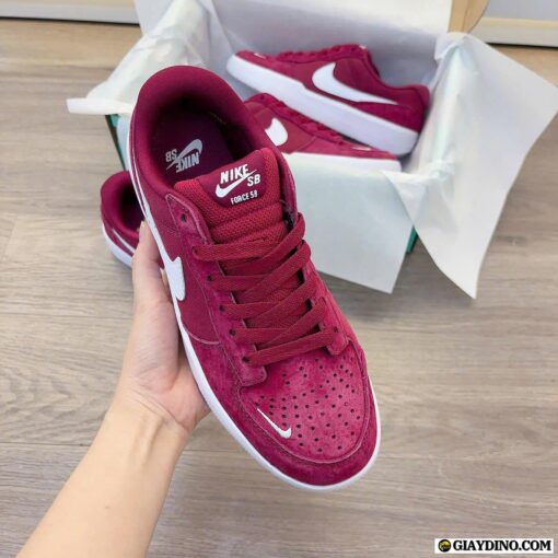 Giày Nike SB 58 Red White Đỏ Mận