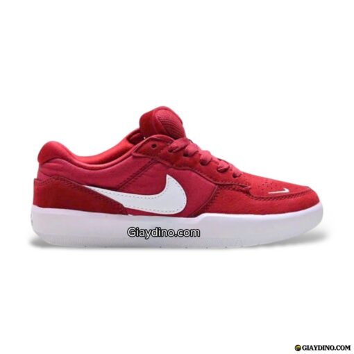 Giày Nike SB Force 58 Red White Đỏ Mận CZ2959-002