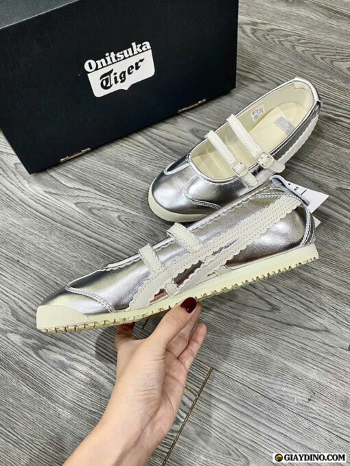 Giày Onitsuka Mexico Tigress Xám Bạc