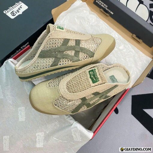 Giày Sục Onitsuka Tiger Mexico 66 Sabot Light Brown