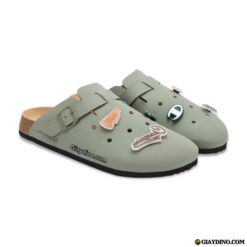 Dép Sục Champion Birken Olive Grey Màu Rêu