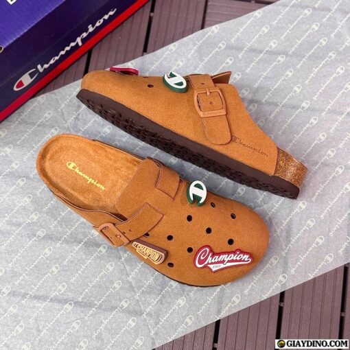 Dép Champion Birken Brown Nâu
