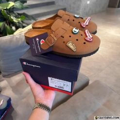Dép Sandal Champion Briken Nâu Brown