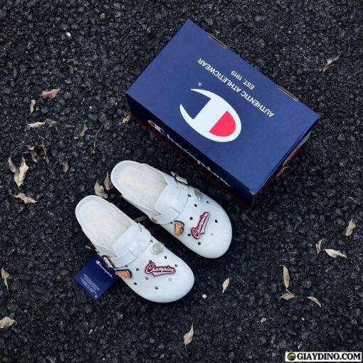 Dép Sục Champion Birken White