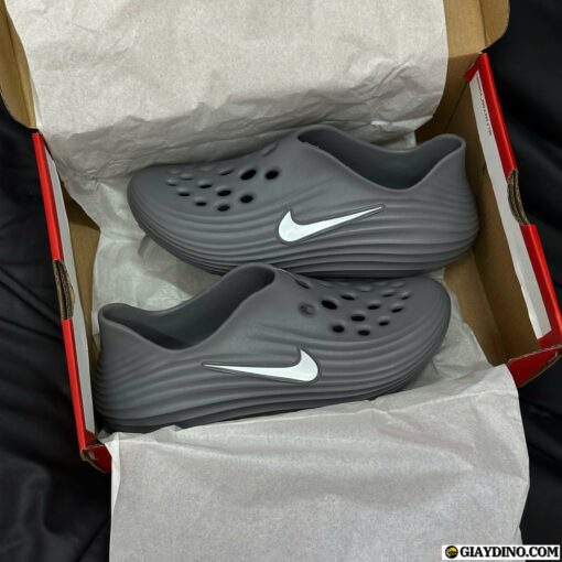 Giày Cao Su Nike ReactX Rejuven8 Smoke Xám Logo Nike Trắng