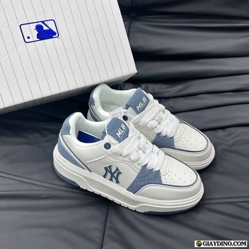 Giày MLB Chunky Liner Denim Pocket NY Blue