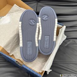 Giày MLB Denim Pocket NY Trắng Xanh
