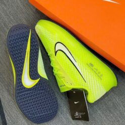 giay nike court air zoom vapor 11 mau xanh neon Giày Nike Court Air Zoom Vapor 11 Màu Xanh Neon