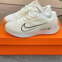 Giày Nike Court Air Zoom Vapor 11 Trắng Logo Đen