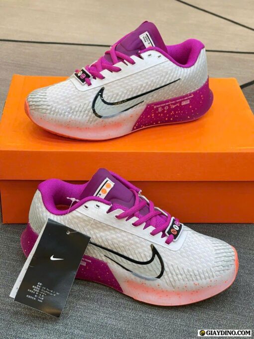 Giày Nike Court Vapor 11 HC Premium Barely Grape