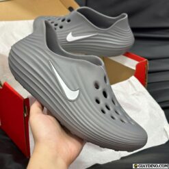 Giày Nike ReactX Rejuven8 Smoke Grey Logo White