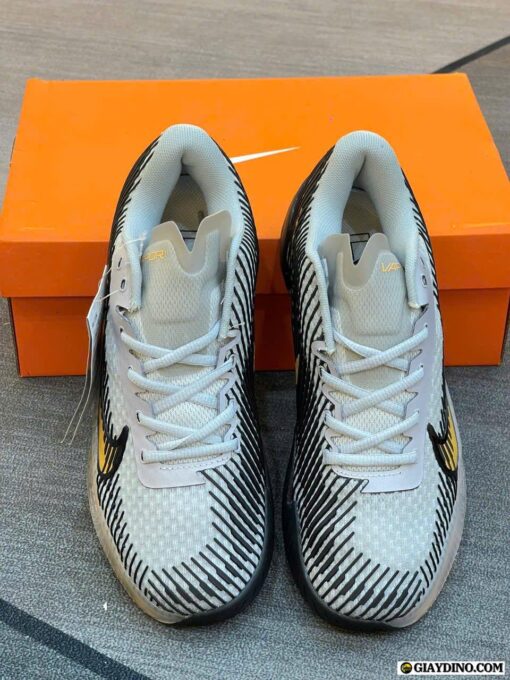 Giày NikeCourt Air Zoom Vapor 11 Cam Xám Đen Wolf Grey