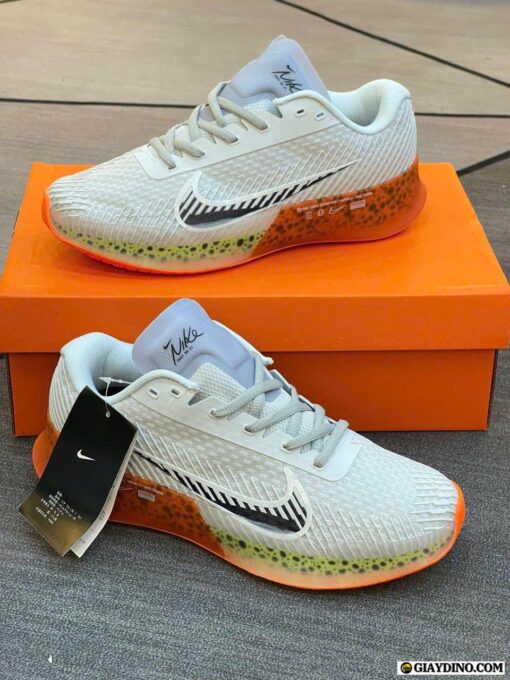 Giày NikeCourt Air Zoom Vapor 11 Electric Trắng Cam