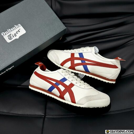 Giày Onitsuka Tiger Mexico 66 Birch Rust Red Blue