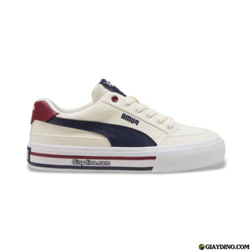 Giày Puma Court Classic Vulcanized Formstrip White Blue 396353-01