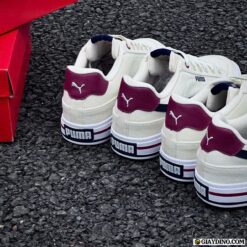 Giày Puma Tenis Court Classic Vulc Formstrip Trắng Xanh