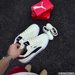 Giày Puma Vulcanized Formstrip Trắng Xanh
