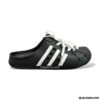 Dép Adidas Adilette Clogs Black White GZ5886
