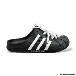 Dép Adidas Adilette Clogs Black White GZ5886