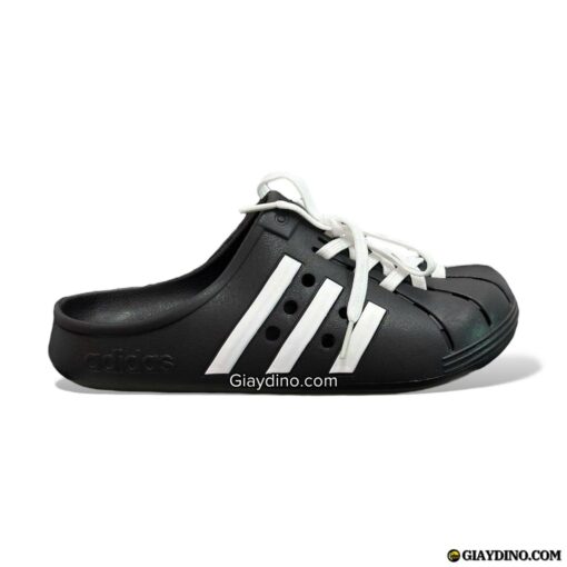 Dép Adidas Adilette Clogs Black White GZ5886