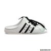 Dép Adidas Adilette Clogs White Black FY8970