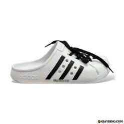 Dép Adidas Adilette Clogs White Black FY8970