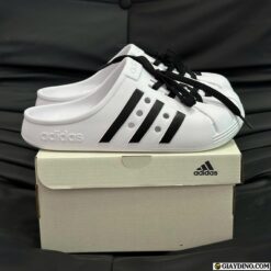 Dép Adidas Adilette Clogs White Black FY8970