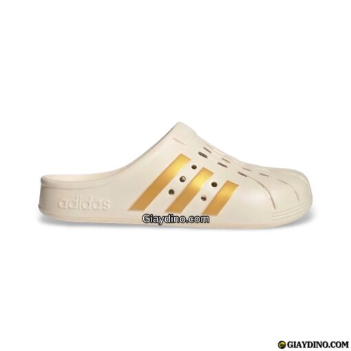 Dép Adidas Adilette Clogs Wonder White Gold Metallic GY1827