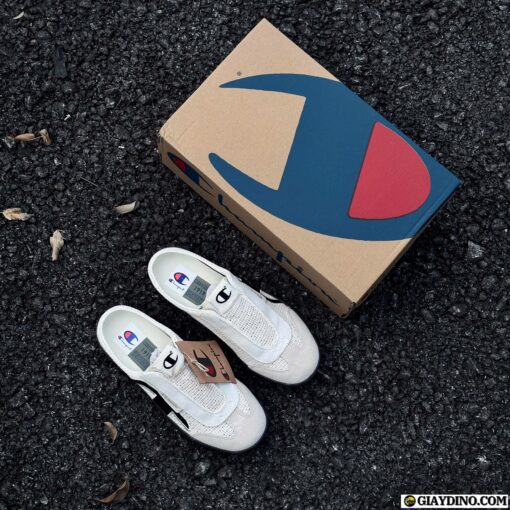 Dép Champion Sandal Cream Black 