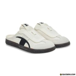 Dép Sục Champion T-Trainer Mule White Black U5BFASW01U3