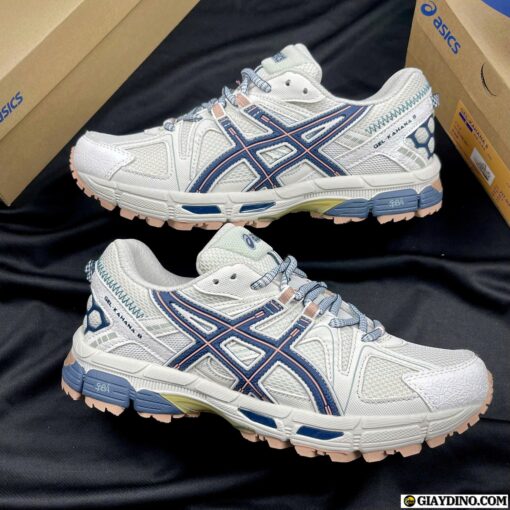 Giày Asics Gel Kahana 8 Light Grey Dark Blue