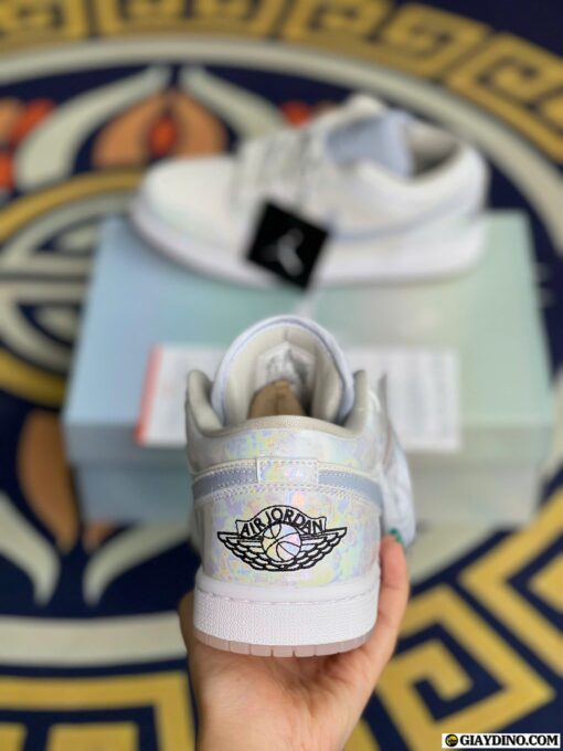 Giày Nike Air Jordan 1 Low SE White Green