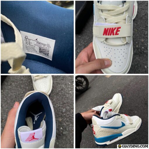 Giày Nike Air Jordan Legacy 312 Low Jumpman Xanh Đỏ
