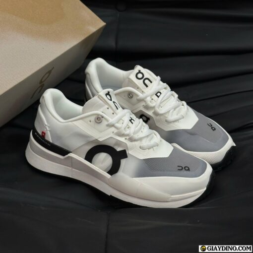 Giày On Running Roger Pro 2 Clay Trắng Xám Đen