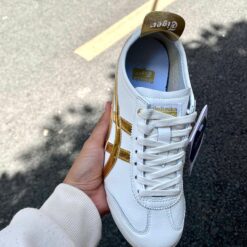 Giày Onitsuka Tiger Trắng Vàng White Rich Gold