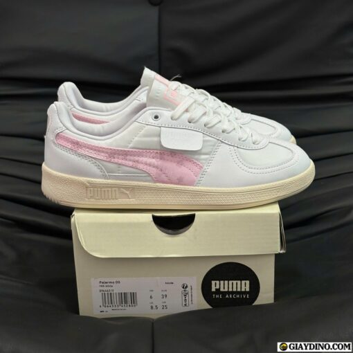 Giày Puma Palermo Hồng Trắng