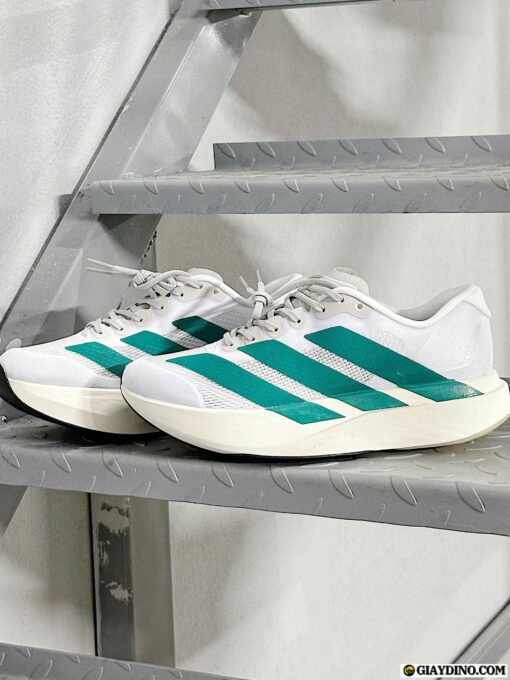 Giày Adidas Adizero Evo SL Cloud White Pure Teal JS4487
