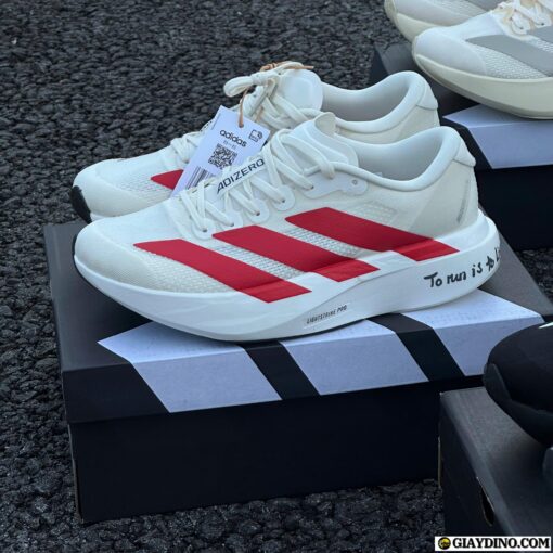 Giày Adidas Adizero Evo SL White Red