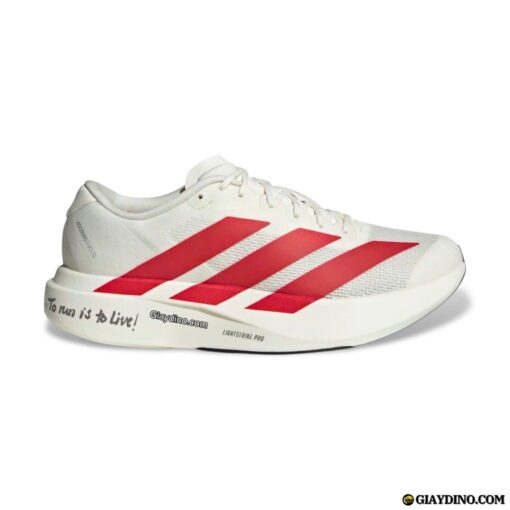Giày Adidas Adizero Evo SL White Red JS1182