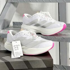 Giày Adidas Adizero Evo SL White Silver Pink