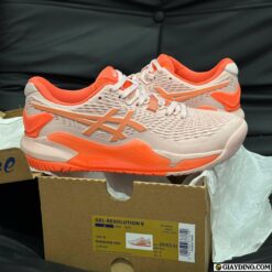 Giày Asics Gel Resolution 9 Oc Pearl Pink Sun Coral Cam Nhạt