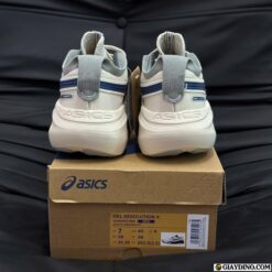 Giày Chạy Bộ Asics Gel Nimbus 27 ATC Track Club White Navy Trắng Xanh Xám