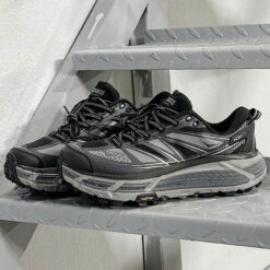 Giày Hoka Mafate Speed 2 Black Castlerock Đen Xám